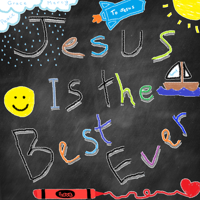 Jesus Is the Best Ever album cover by Jonathan Tekell