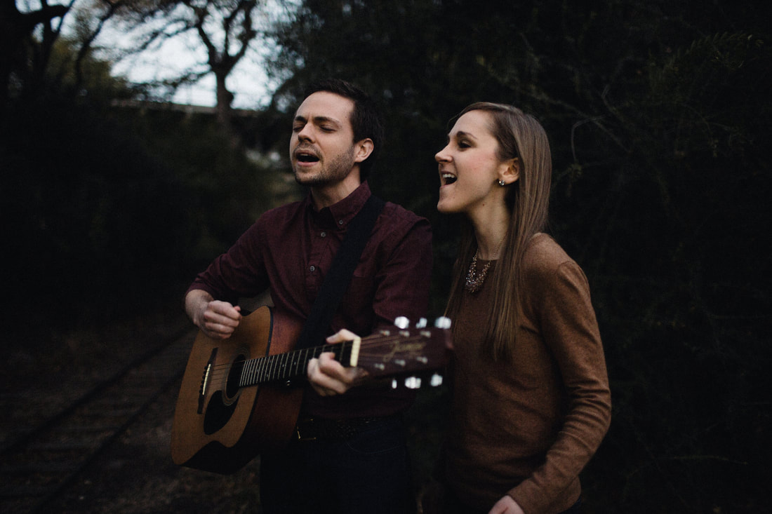 Jonathan and Jillian Tekell performing